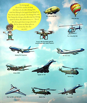 Sách Bộ Sưu Tập Phương Tiện Giao Thông Kì Thú - Khám Phá Thế Giới Máy Bay - Tập 1