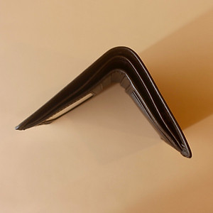 Ví/ Bóp Nam Dáng Đứng Màu Đen Dành cho Nam Da Bò Cao Cấp, Thiết Kế Tinh Tế, Thời Trang 2020 - ORCO (Kích thước 12 cm x 9 cm)