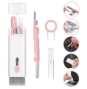 Bộ Dụng Cụ Vệ Sinh Tai Nghe, Bàn Phím Máy Tính Đa Năng 7 Trong 1, Nhỏ Gọn, Tiện Lợi - Hàng Chính Hãng
