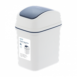 Thùng Rác Nắp Lật Hiro Nhiều Cỡ Bền Đẹp Hàng Xuất Nhật Inochi - Chính Hãng ( tặng kèm khăn lau đa năng pakasa) 