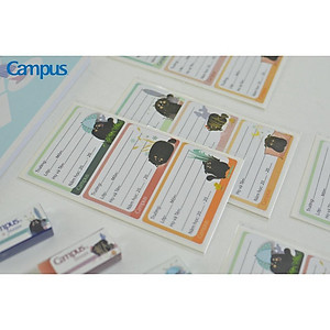 Nhãn vở Campus Meow NT-MEO-18 (18 nhãn/túi)