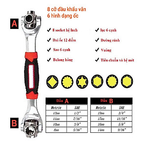 CỜ LÊ 8 ĐẦU XOAY ĐA NĂNG