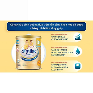 Sữa Bột Similac Mom Hương Vani (900g)
