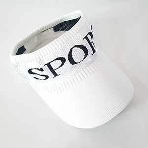 Mũ thể thao sport nửa đầu - Mũ lưỡi trai nửa đầu phong cách thời trang Aloha style-Nón Kết nửa đầu Nữ  Spor - Trắng