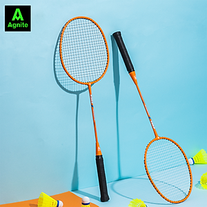 [RẺ NHẤT MALL] Bộ 2 vợt cầu lông giá rẻ chính hãng Agnite, bền, nhẹ, tặng kèm túi vợt và quả cầu lông - ER301/ER302