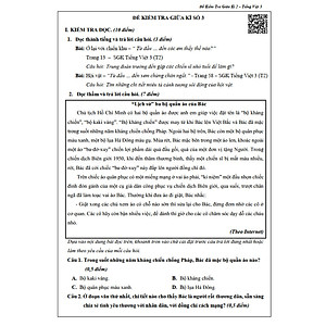 Đề Kiểm Tra Tiếng Việt 3 - Tập 2