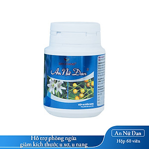 Viên uống hỗ trợ phòng ngừa và giảm kích thước u nang, u xơ An Nữ Đan (Hộp 60 viên)