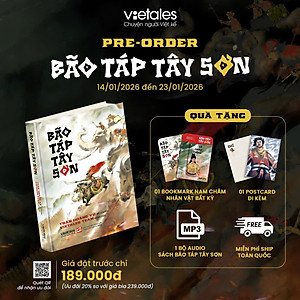 (Postcard chân dung Quang Trung, in màu toàn bộ) BÃO TÁP TÂY SƠN – Trần Hoàng Vũ – Vietales