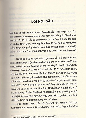 Sách Hagakure - Luận Đàm Về Cốt Tủy Võ Sĩ Đạo