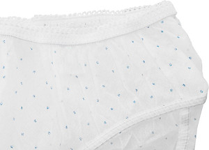 Combo 15 Quần Lót Giấy Trắng Chấm Bi Đáy 2 Lớp Loại Dày Miễn Giặt