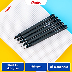 Bút chì kim bấm Pentel A255 ngòi 0.5mm chắc chắn bền đẹp nhỏ gọn tiện dụng