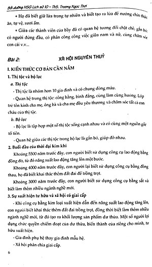 Sách Bồi Dưỡng Học Sinh Giỏi Lịch Sử 10