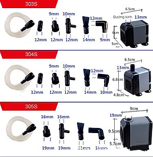 Máy bơm nước bể cá mini ATMAN AT303s AT304s AT305s AT306s cao cấp, siêu bền, tiết kiệm điện. Bảo hành uy tín