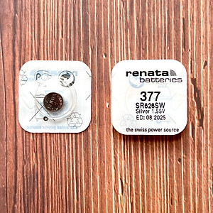 Pin Renata 377 SR626SW Thuỵ Sĩ Viên Rời Cho Đồng Hồ Đeo Tay
