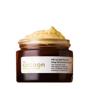 Mặt nạ nghệ Hưng Yên Turmeric face mask Cocoon 30ml giúp da đều màu, giảm thâm thuần chay