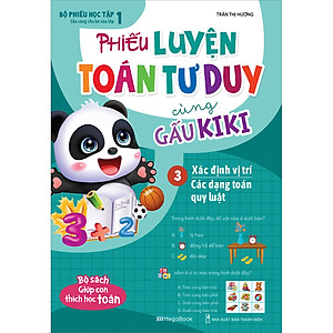 Combo 5 Cuốn: Phiếu Luyện Toán Tư Duy Cùng Gấu Kiki