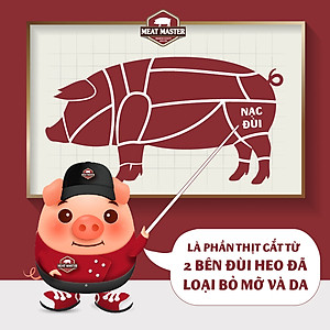 [GIÁ THẤP NHẤT THÁNG Thịt đùi heo Meat Master ( 400G ) - Giao nhanh