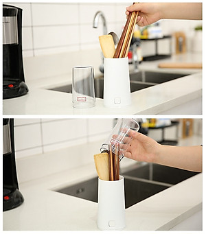 Combo 2 ống đựng đũa thìa - Hàng nội địa Nhật Bản