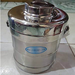 Cặp lồng inox 1,4l hàn quốc 3 ngăn chứa đồ ( bạc)