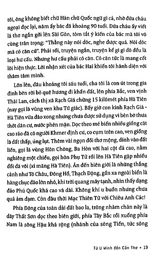 Sách Hồi Ký. Từ U Minh Đến Cần Thơ…