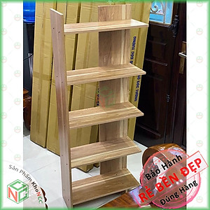 (Nội Thất Đẹp) Kệ Sách Gỗ 5 Tầng Đa Năng Thiết Kế Thông Minh - Không Gian Đẹp Cho Nhà - Văn Phòng - KLM-KG5TT