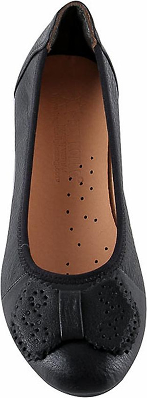 Giày Nữ Da Dò 3 Phân Huy Hoàng HT7939 - Đen