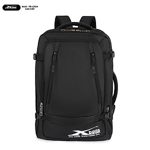 Balo Đi Phượt Cỡ Lớn Đa Ngăn Chống Nước Xbags Leader Cao Cấp Màu Đen, Đựng Laptop 17 Inch, Ngăn Chính Mở 180 Độ, Mạnh Mẽ Cá Tính!