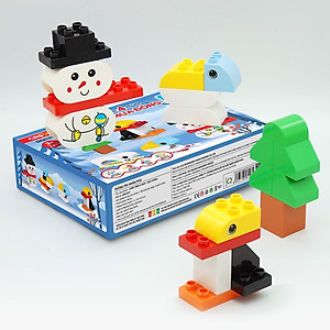 Đồ chơi Ghép Hình Duka 4 Mùa - Mùa Đông 24 Chi Tiết DK81077