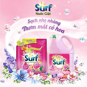 COMBO 02 Nước Giặt Surf Hồng túi 2.8L