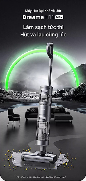 Máy Hút Bụi Lau Sàn Khô & Ướt Dreame H15 Pro Heat 85 Độ C - Hàng Chính Hãng