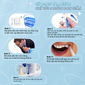 Máy tăm nước gia đình H2ofloss HF9 Whisper, phiên bản cao cấp với động cơ giảm độ ồn