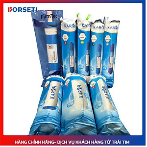 Combo 8 lõi lọc nước dành cho máy lọc Karofi 8 cấp ( Lõi 123+RO+Nanosilver+Mineral+Gac T33+Far Infrared) - Hàng chính hãng