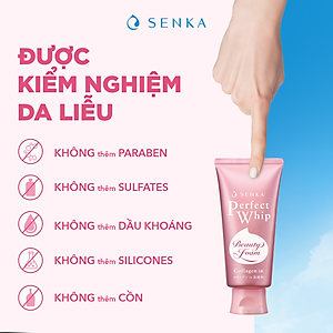 Sữa Rửa Mặt Mịn Và Săn Chắc Da Senka Perfect Whip Collagen In 120G - [4901872462087]