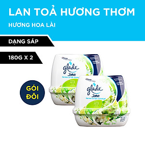 Bộ đôi Sáp Thơm GLADE  Hương Hoa Lài 180gx2