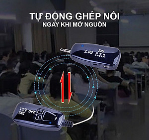 XXD-19 - Micro Hạt Gạo Không Dây 2.4G / UHF Cài Tai Dùng Cho Giảng Dạy, MC Sân Khấu