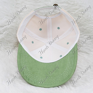 Nón kết vải nhung vá mỏ kết 2 màu độc đáo thêu số 1985 Xin shang