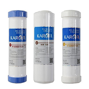 Combo 3 lõi lọc nước Karofi 1,2,3 chính hãng