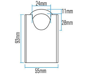 Khóa Thép 83 Series ABUS CS (55mm)