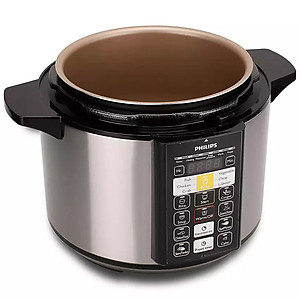 Nồi Áp Suất Điện Tử Philips HD2136 (5 Lít) - Hàng Chính Hãng