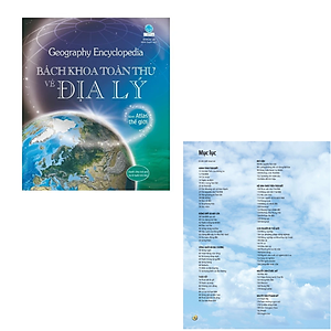 Combo BÁCH KHOA TOÀN THƯ Cho Bé: Geography Encyclopedia - Bách Khoa Toàn Thư Về Địa Lý + Science Encyclopedia – Bách Khoa Thư Về Khoa Học / Kiến Thức Bách Khoa Bổ Ích
