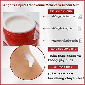 Kem Dưỡng Giảm Thâm Nám Chuyên Biệt Angel's Liquid Tranexamic Mela Zero Cream 50ml