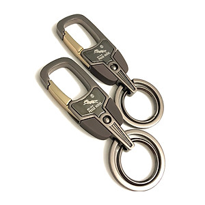 Móc Khóa Kim Loại Không Gỉ Proud Horse OM024 - Móc Khóa Ô Tô Xe Máy Gài Thắt Lưng Cao Cấp