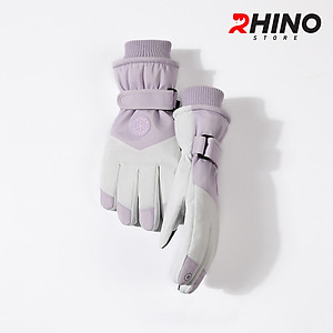 Găng tay, bao tay mùa đông lót lông cừu Rhino G701 giữ ấm, chống gió