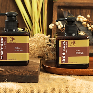 Cốt bồ kết thảo mộc sạch gàu, mọc tóc, dưỡng tóc đen mượt Wonmom 250ml