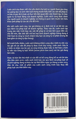 Sách - Pháp Luật Về Doanh Nghiệp Các Vấn Đề Pháp Lý Cơ Bản