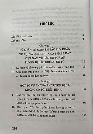 Toà Án Tuyên Bị Cáo Không Có Tội 