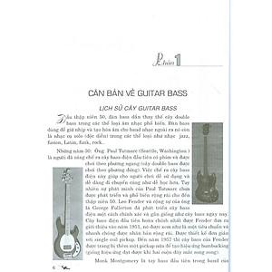 Sách Tự Học Và Thực Hành GuiTar Bass (Tái Bản)