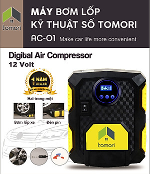 MÁY BƠM Ô TÔ 12V AC-01 TẶNG NHIỀU QUÀ SỐC