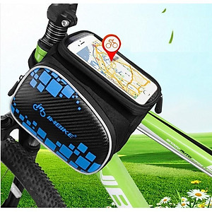Túi treo sườn xe đạp chống nước cho điện thoại (đỏ)