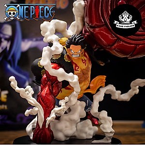 Mô Hình LED Luffy Gear 4 25cm BOUNCE MAN KingFigure Mô hình One Piece Cao Cấp, Figure Mô Hình Anmie One Piece Luffy Vua Hải Tặc